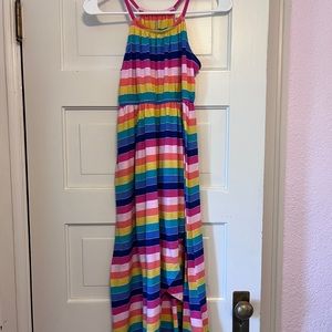 Cat and Jack Girls Large Rainbow Sundress